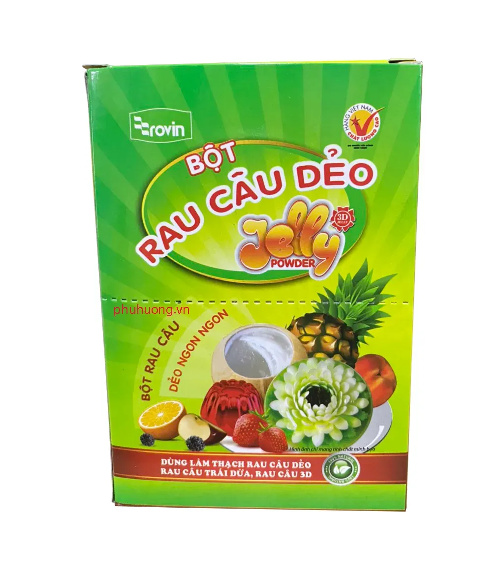 Rau câu dẻo Hoàng Yến 10gr*12 gói