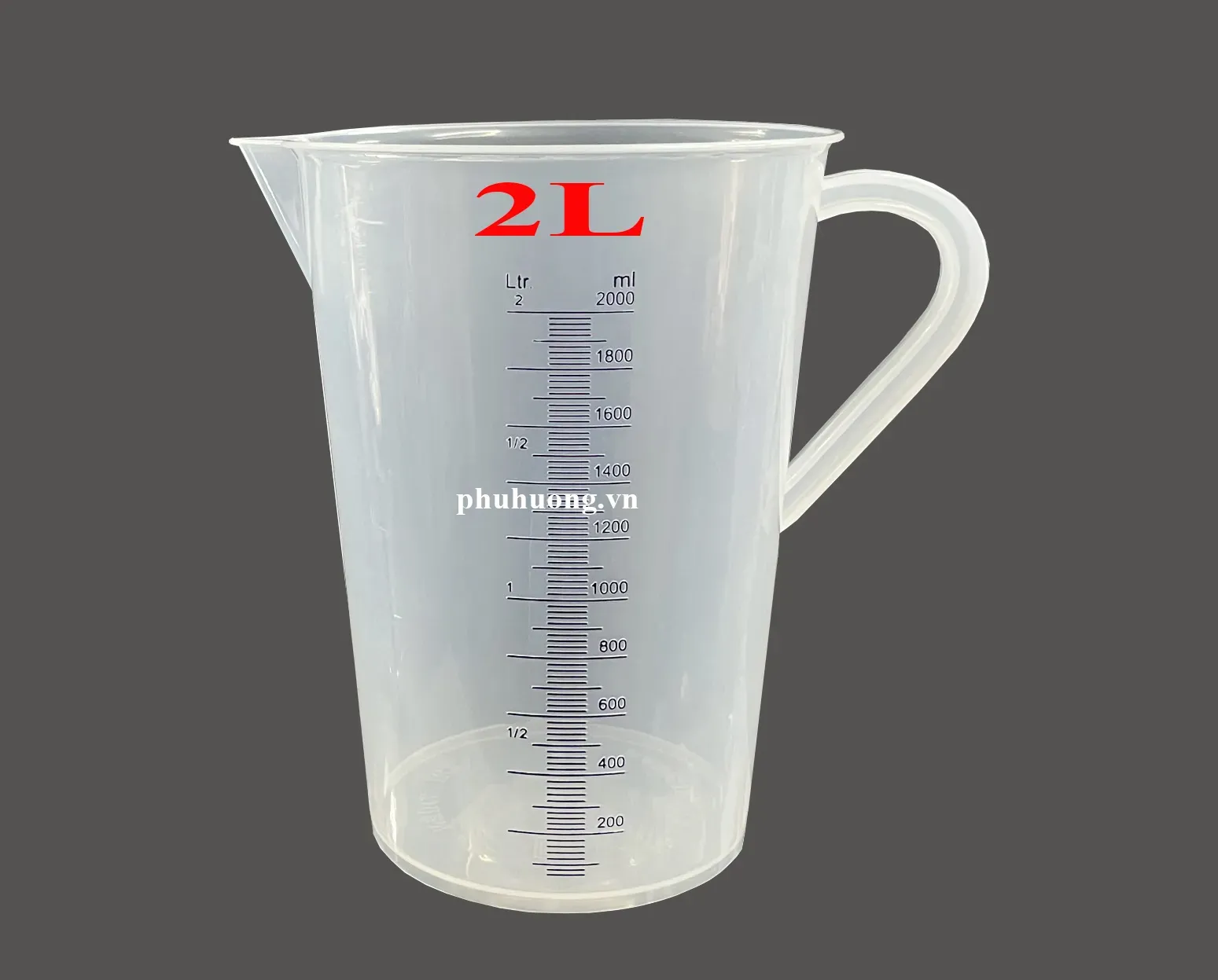 Ca đong vạch chia xanh 2 lít