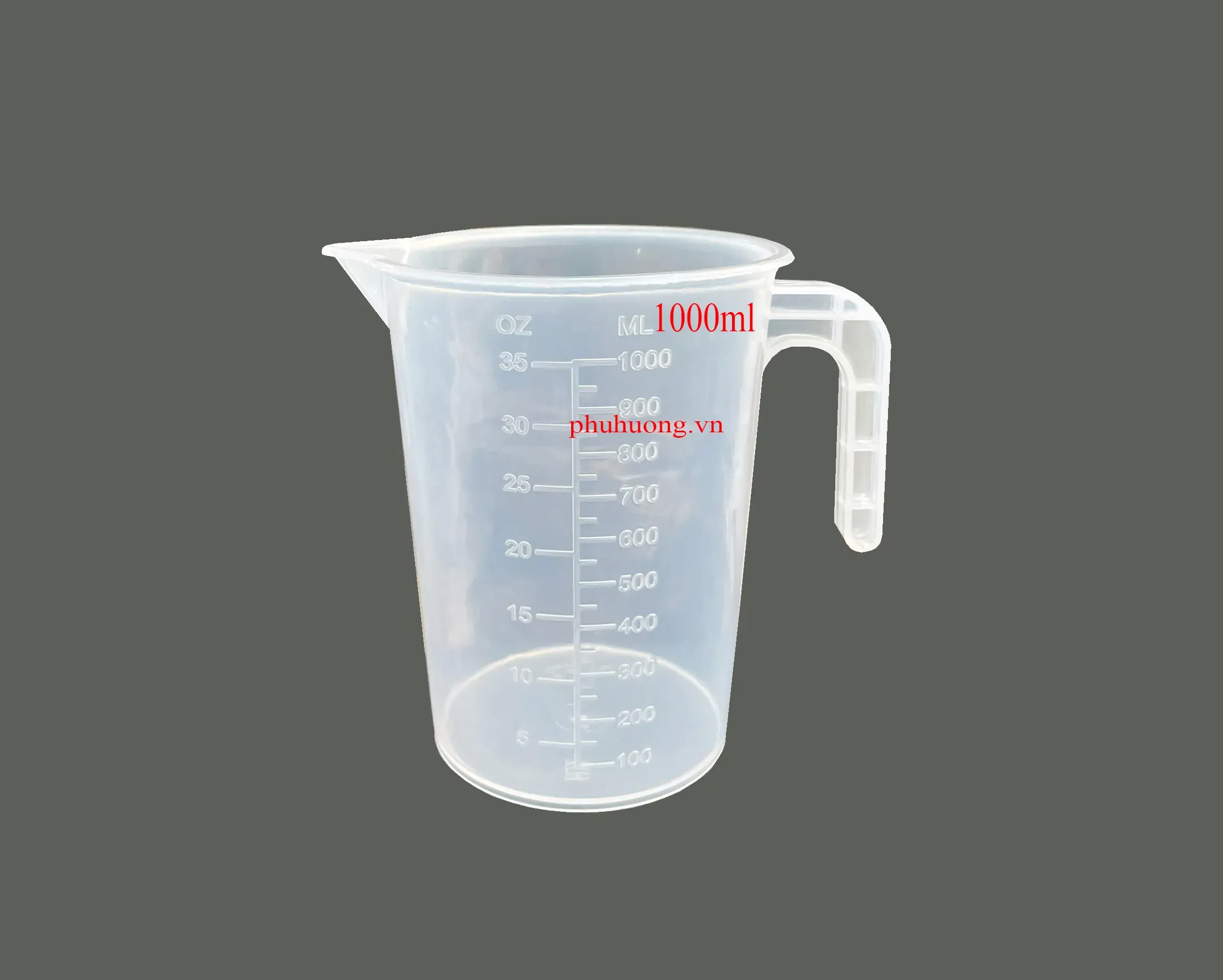 Ca đong nhựa 1000ml mẫu mới (không nắp)