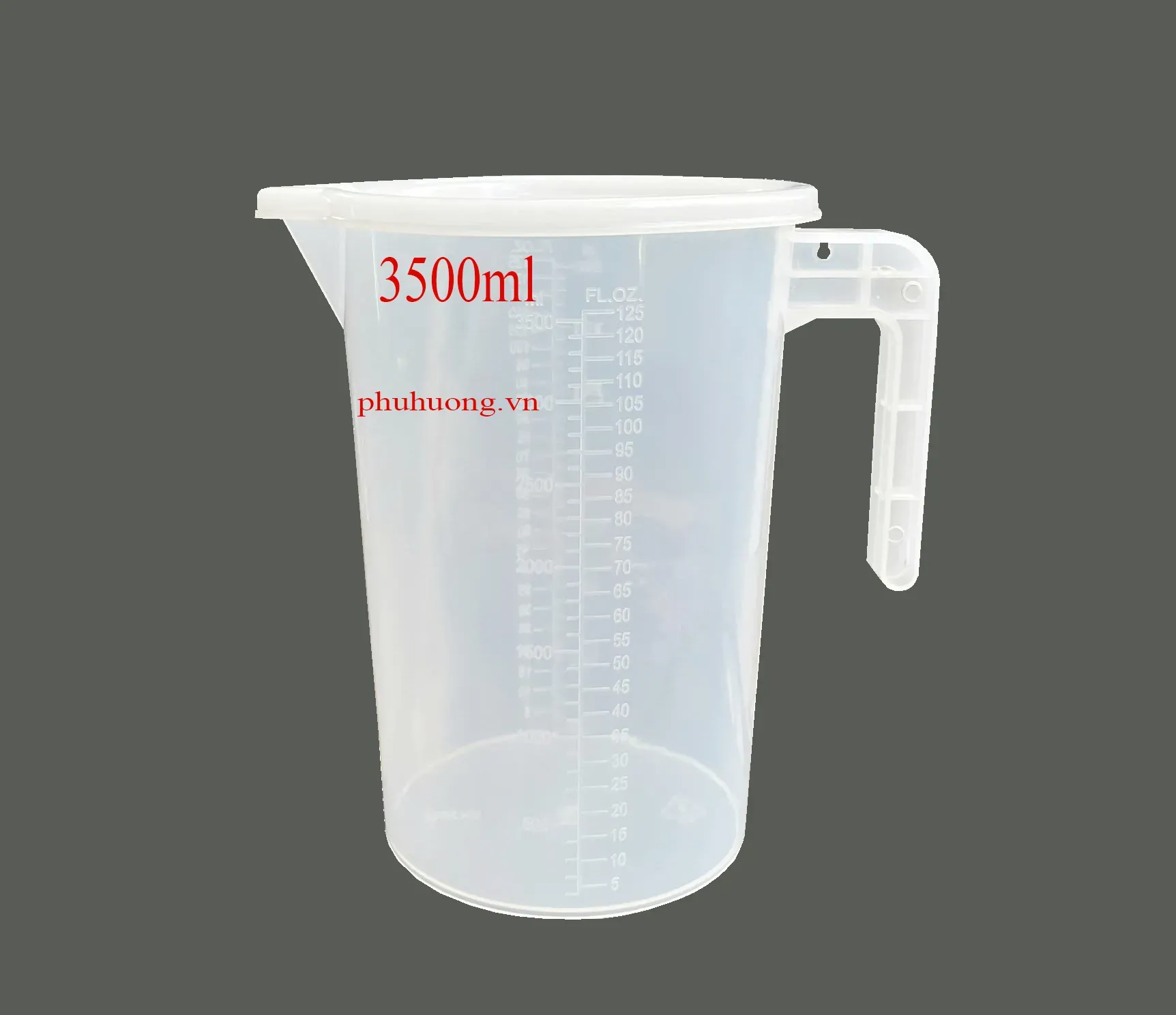 Ca đong nhựa 3500ml mẫu mới (kèm nắp)