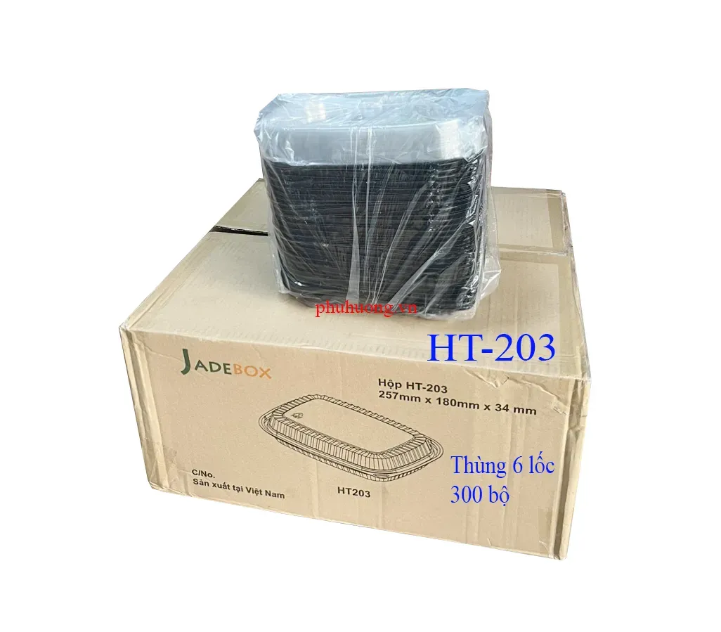 Hộp nhựa HT203 - lốc 50 bộ