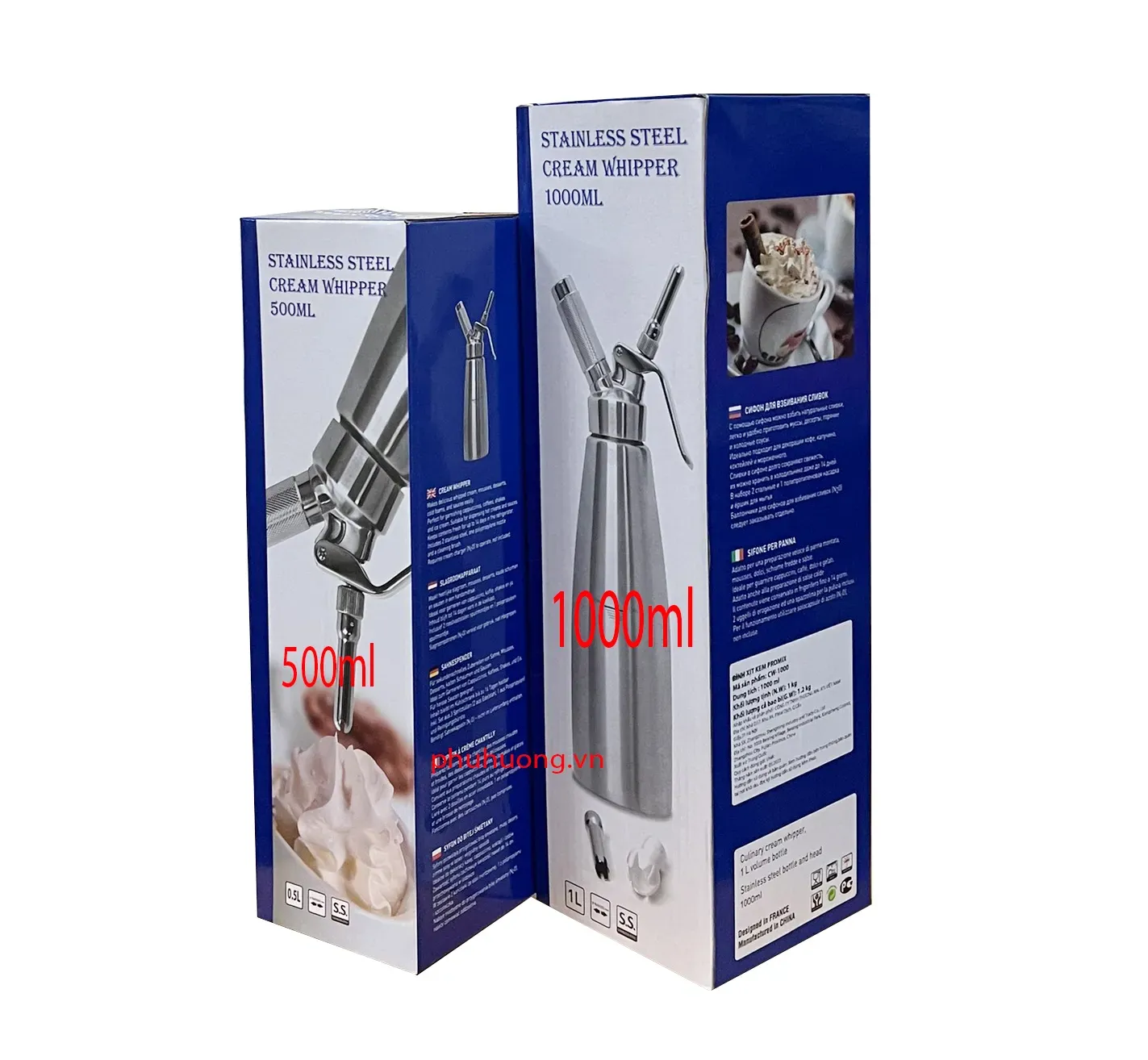 Bình xịt kem Promix 500ml