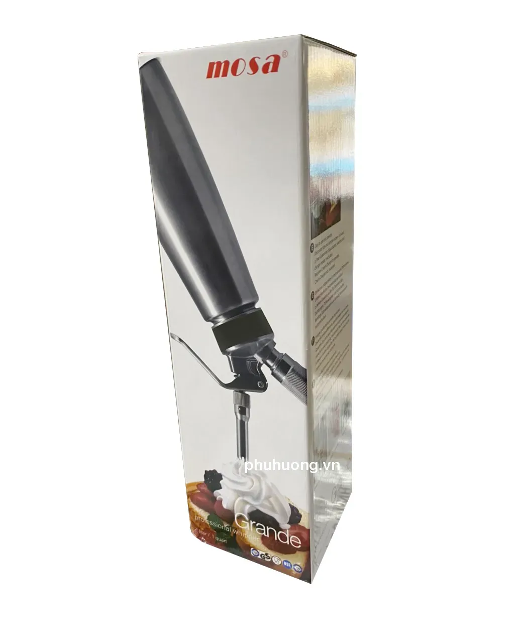 Bình xịt kem Mosa 1L