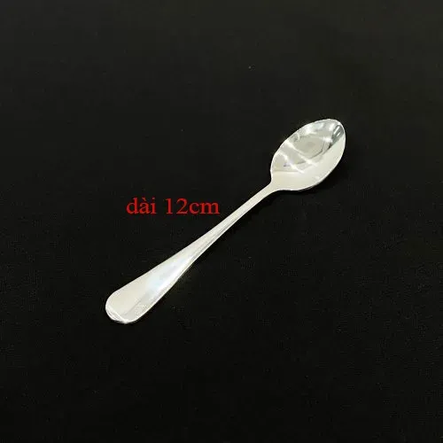 Muỗng cafe đen ngắn DC1513 (muỗng inox 12cm)
