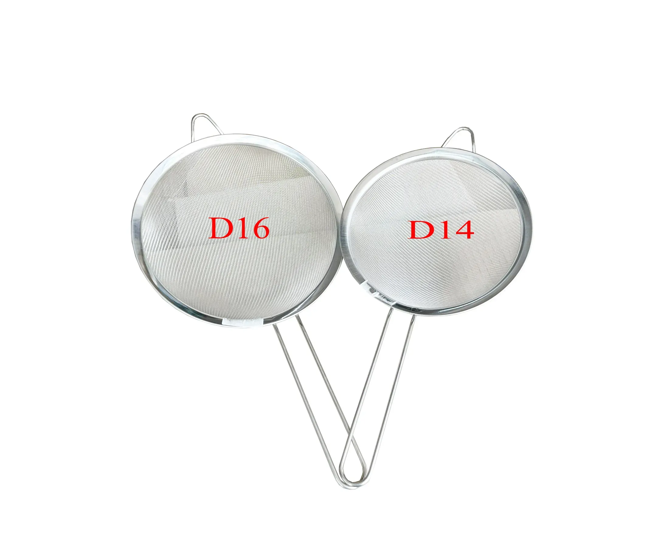 Rây inox đáy bầu D14cm