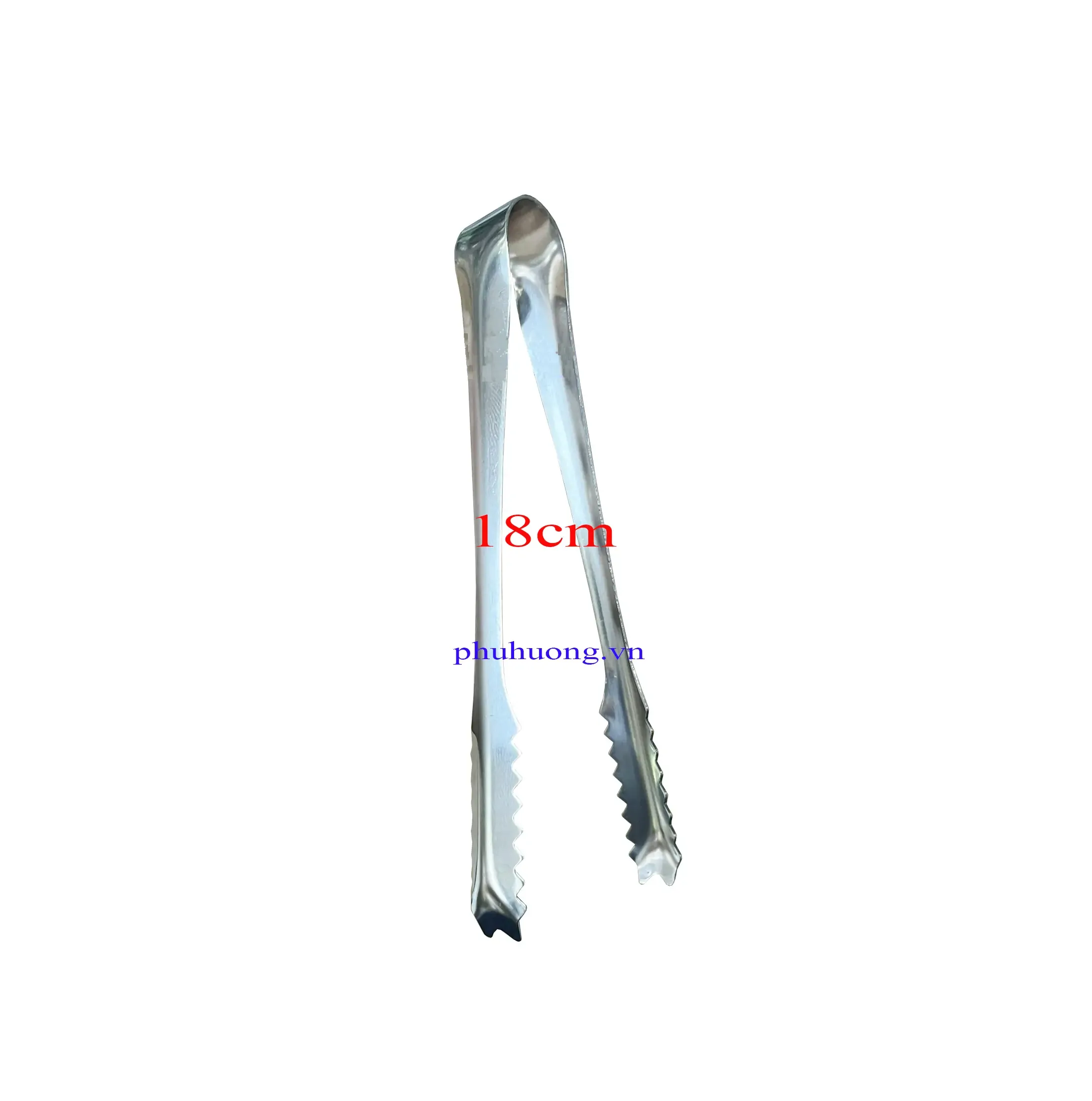 Gắp đá 198004 (kẹp đá 18cm - inox)