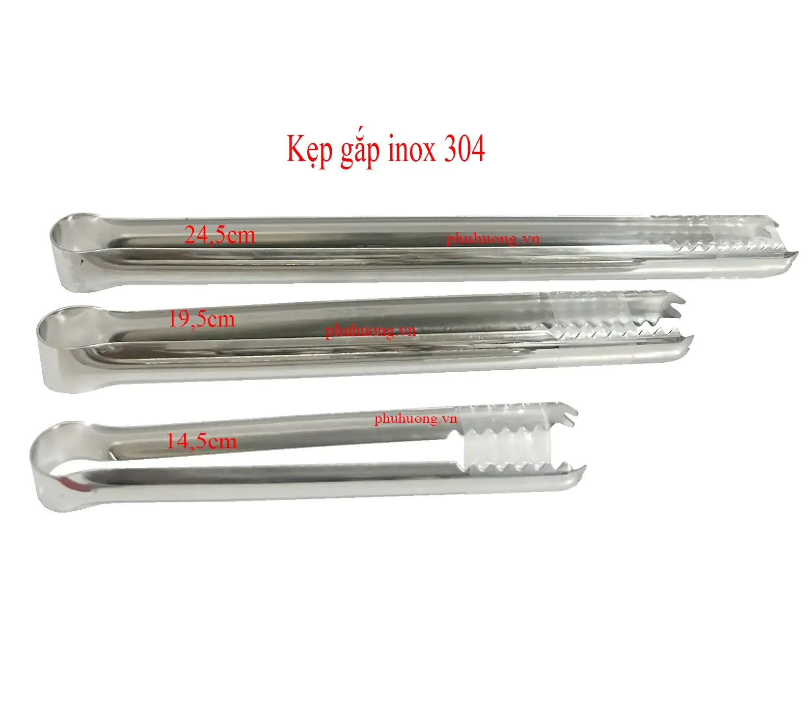 Kẹp gắp inox 304 dài 14,5cm