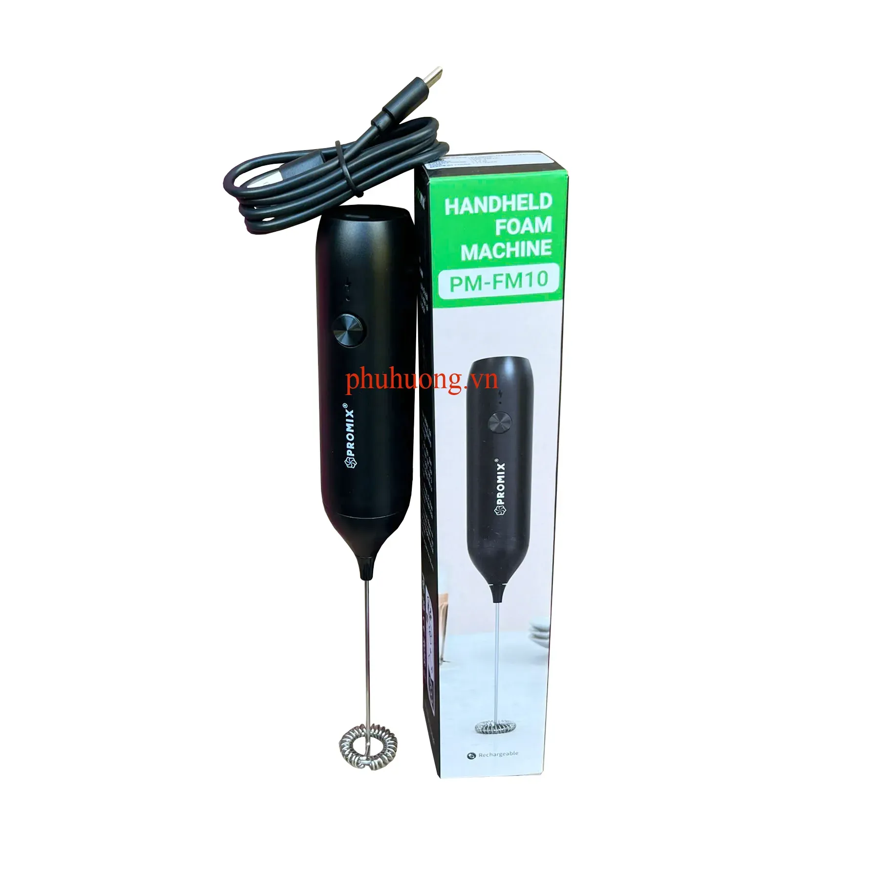 Máy tạo bọt sữa cầm tay, nhãn hiệu: Promix, Model: PM-FM10