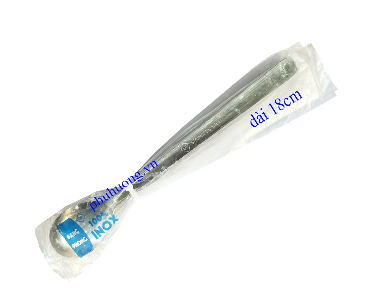 Muỗng inox cán dài Đang Phong (18cm) - 10 cái