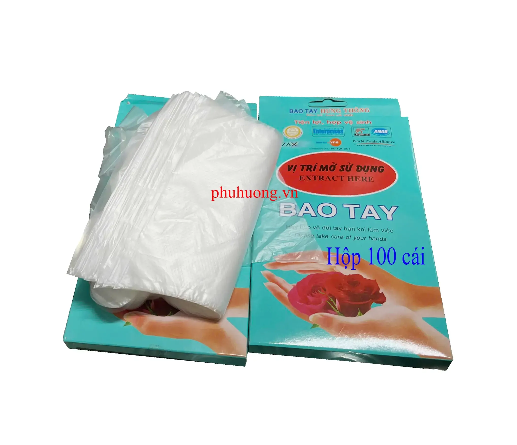 Bao tay xốp (găng tay dùng 1 lần) 100g