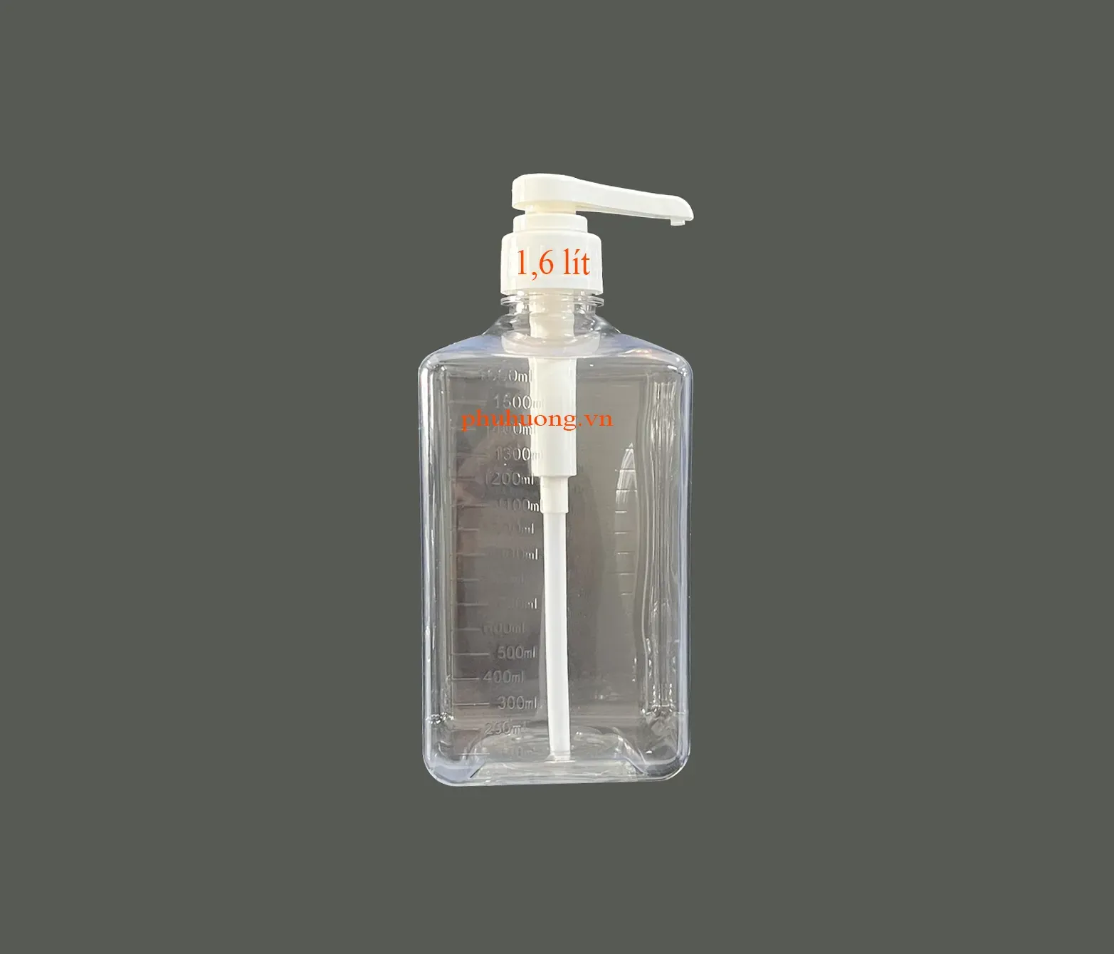 Bình đựng nước đường nhựa 1,6 lít có vòi xịt