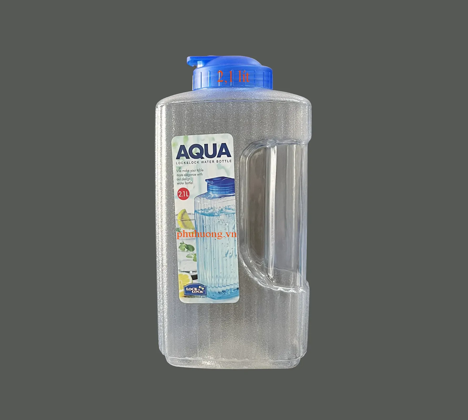 Bình nhựa trắng 2,1L hiệu AQUA