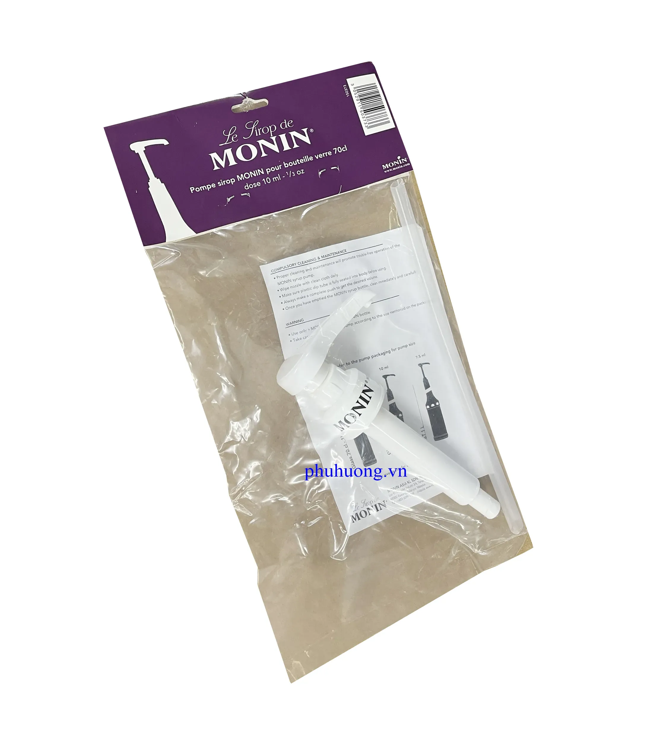 Vòi bơm syrup hiệu Monin chính hãng