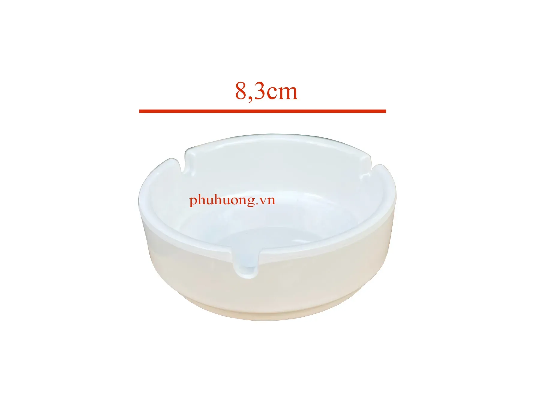 Gạt tàn Melamine MÀU TRẮNG