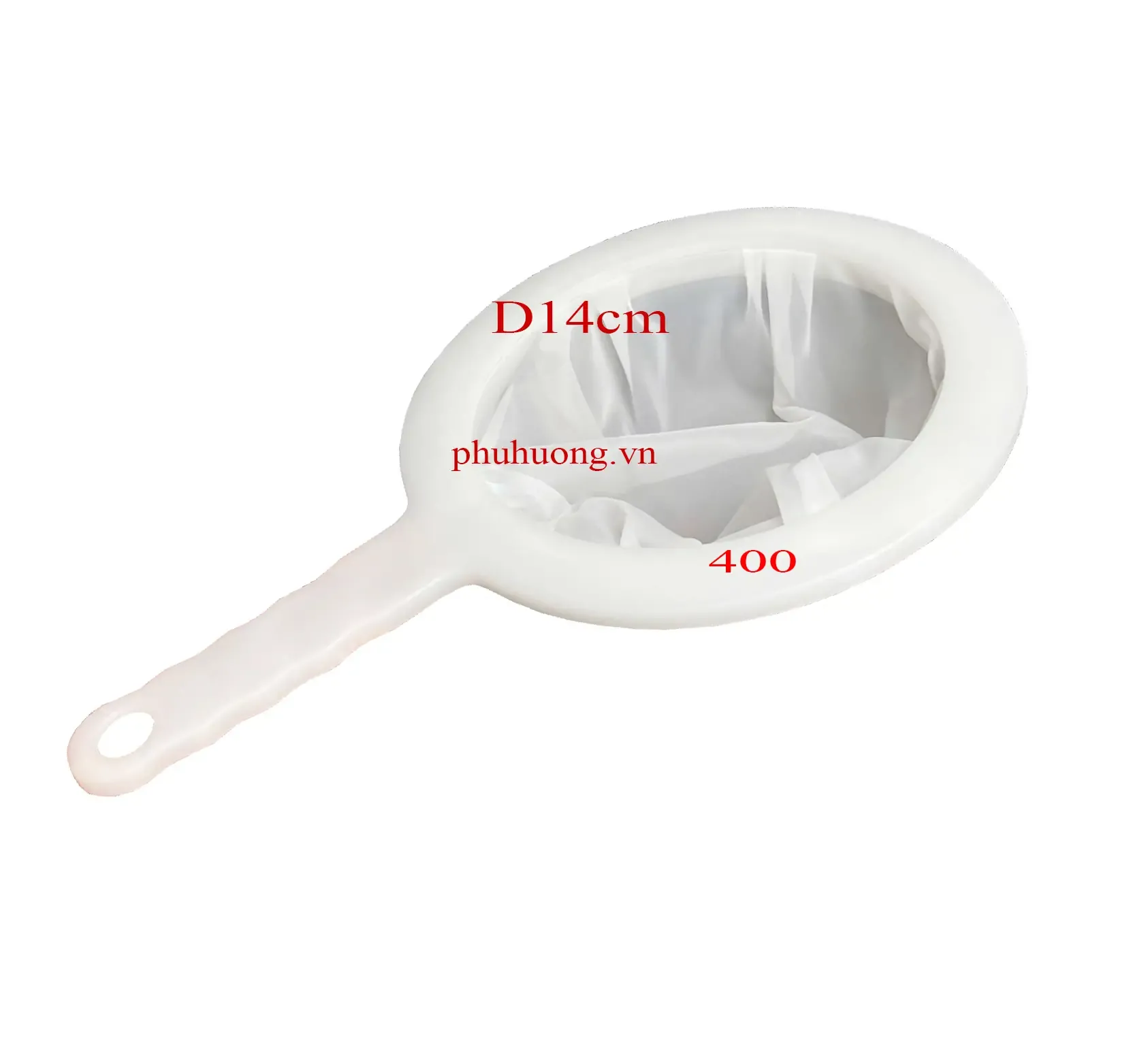 Rây lọc mịn tay cầm nhựa 400 mắt