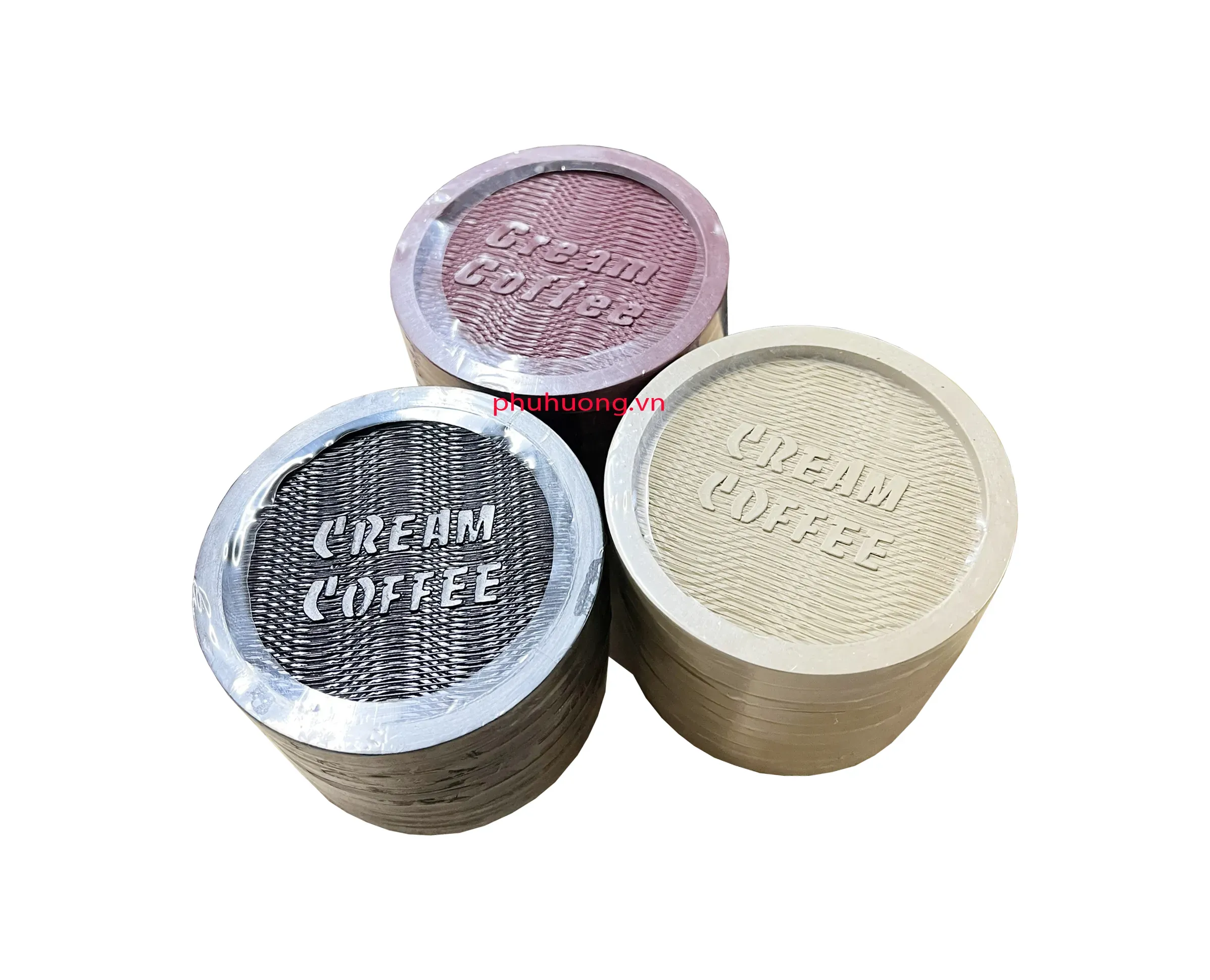 Lót ly nhựa dẻo D8cm - 10 cái