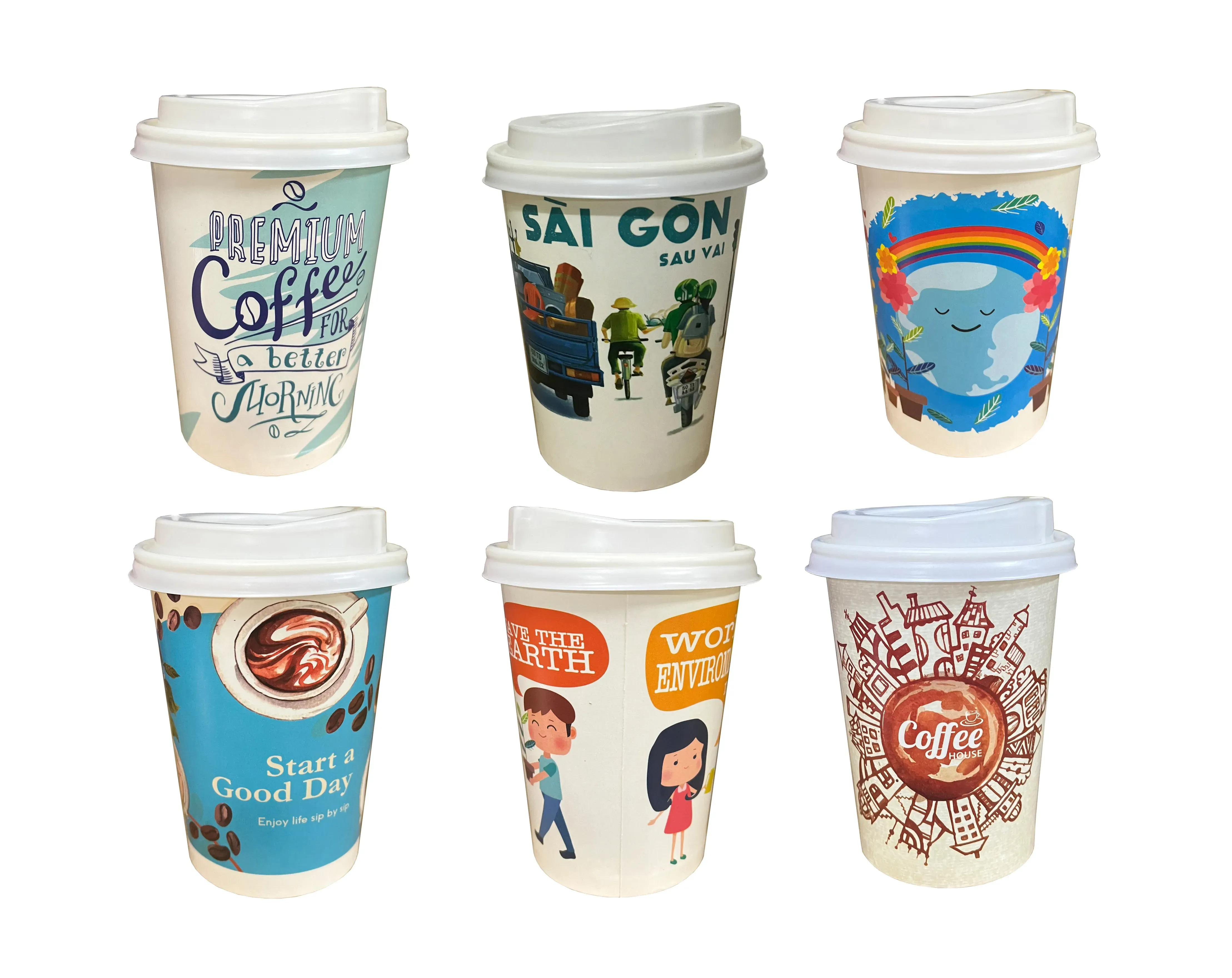 Ly giấy 500ml - THÙNG 1000 CÁI