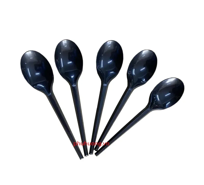 Muỗng đen - 15cm (cán ngắn) 50c/lốc