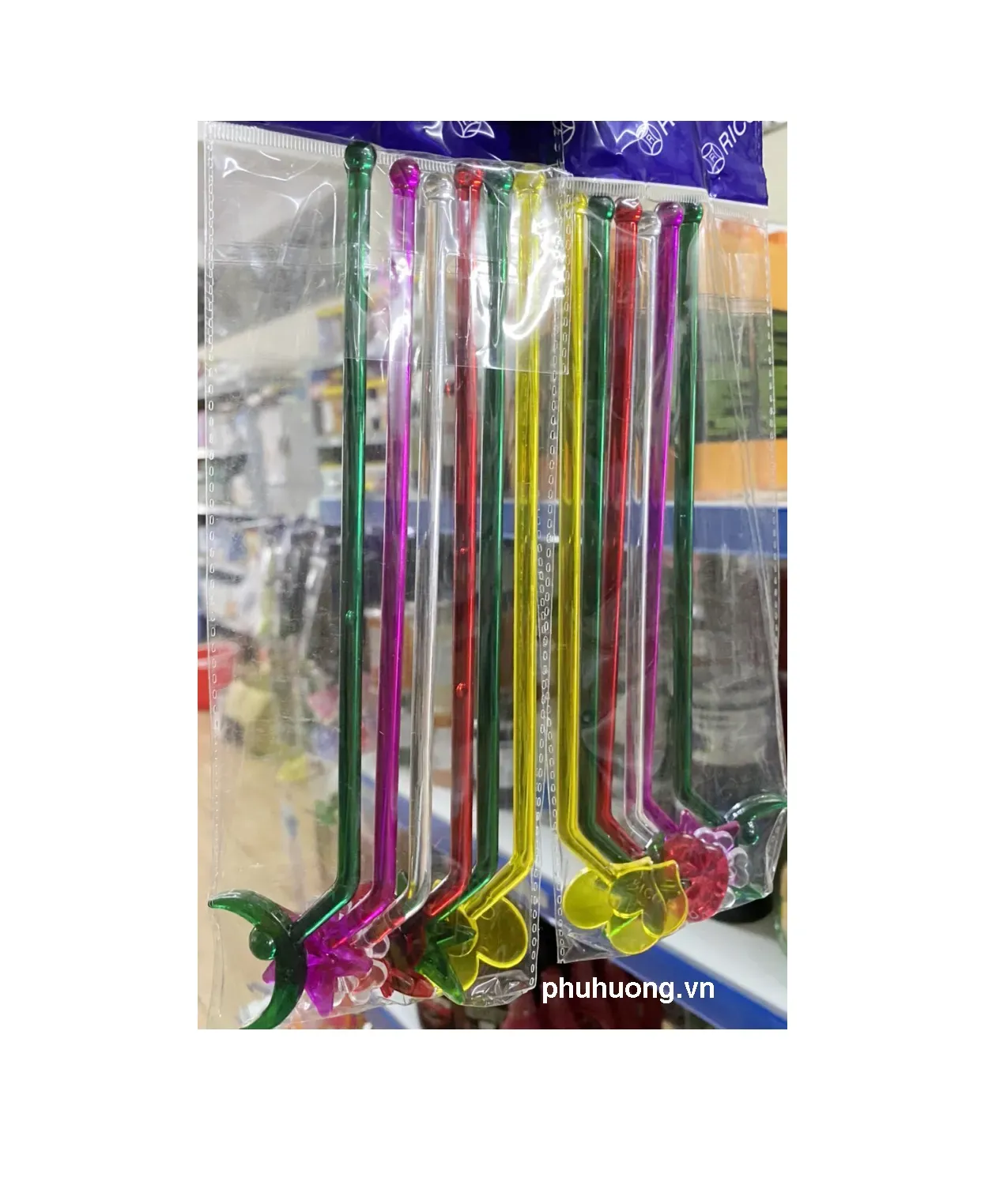 Que khuấy lục hình - túi 6 cái