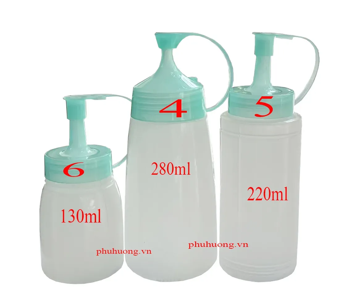 Bình đựng tương số 6 - 130ml