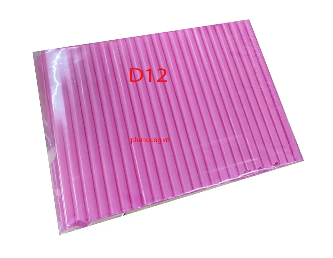Ống hút trân châu D12 màu hồng 500g