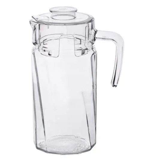 Bình thủy tinh cạnh xéo 1,7L