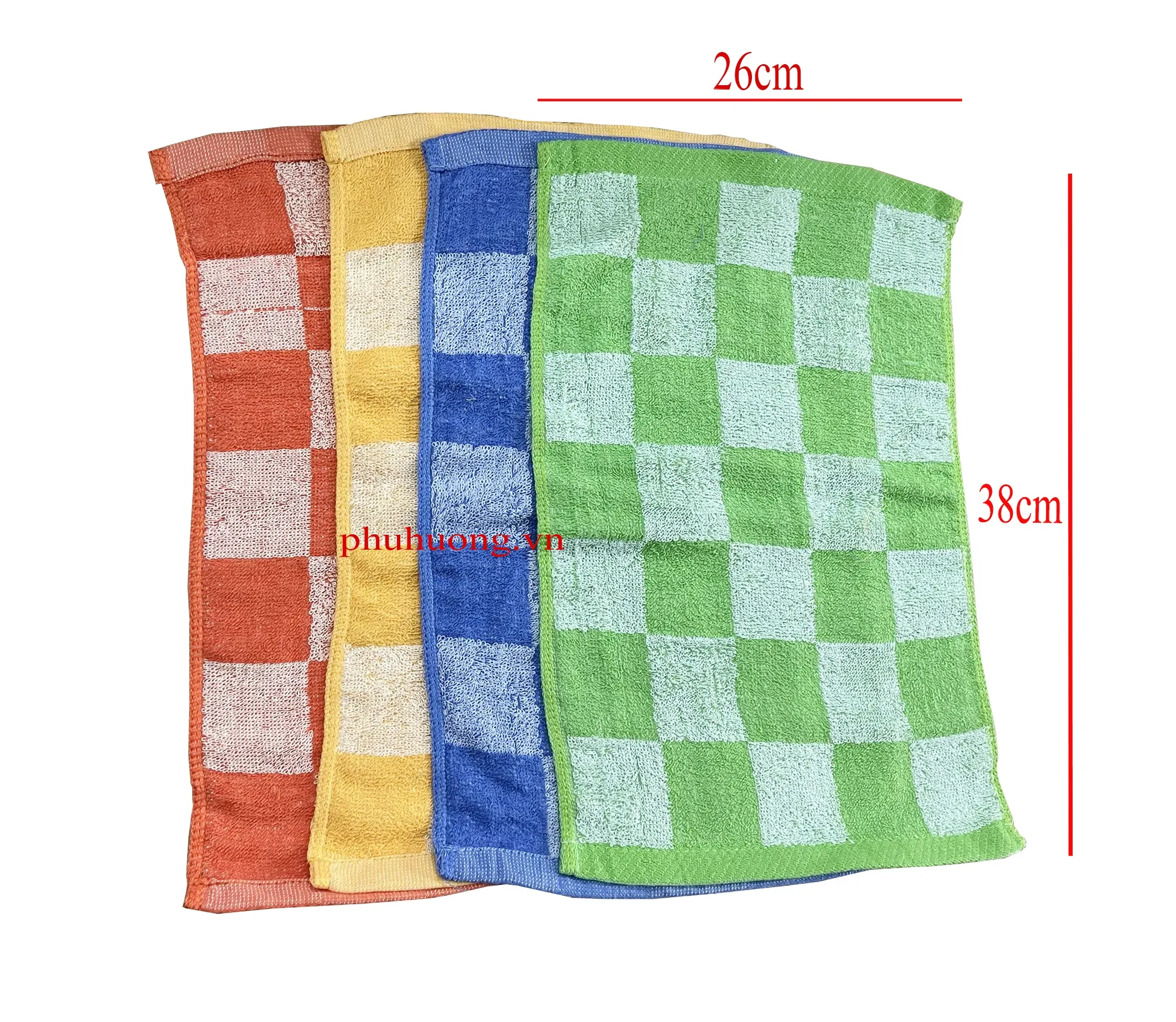 Khăn lau bàn KT 26cm*38cm loại caro