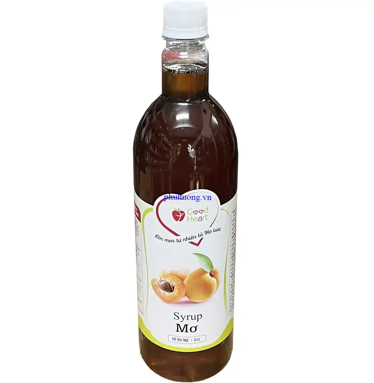Syrup Good Heart mơ 1L