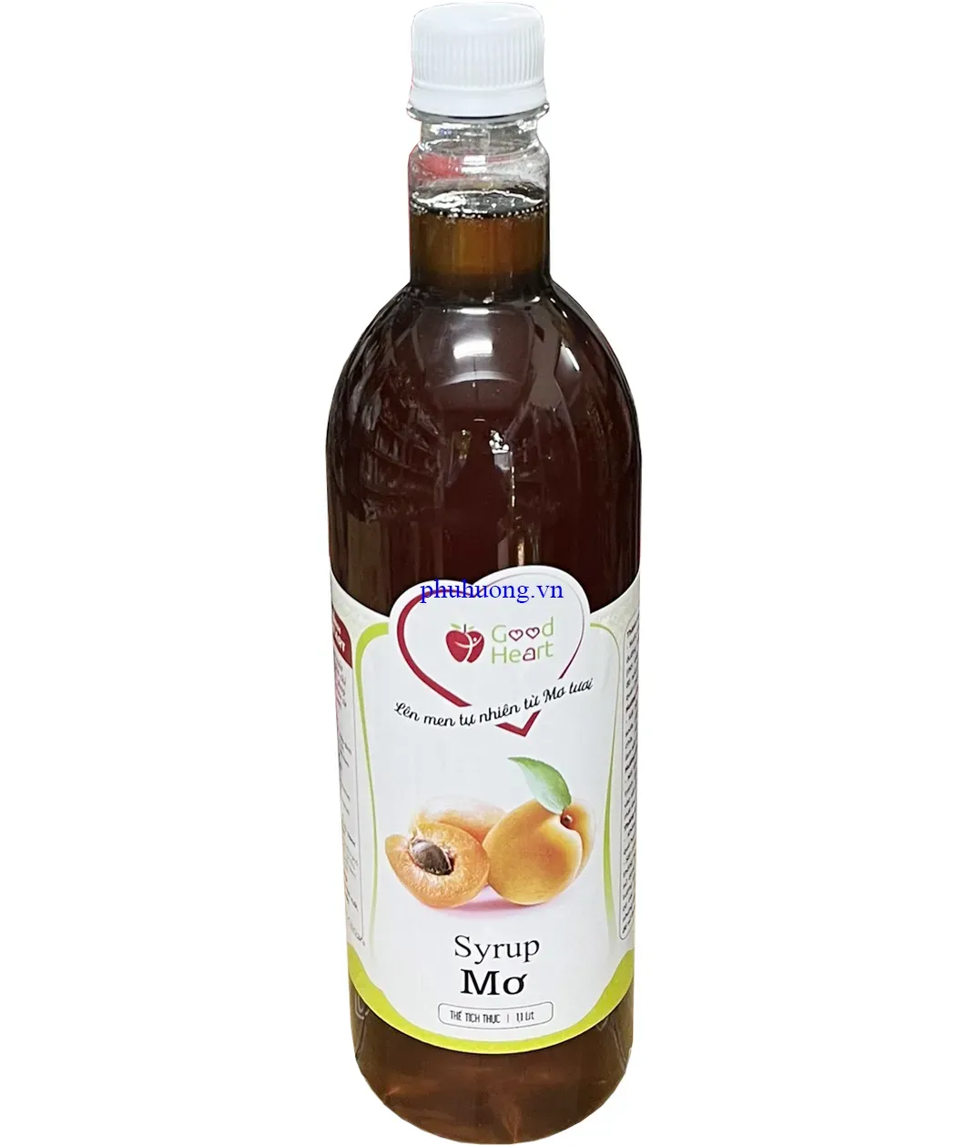 Syrup Good Heart mơ 1L