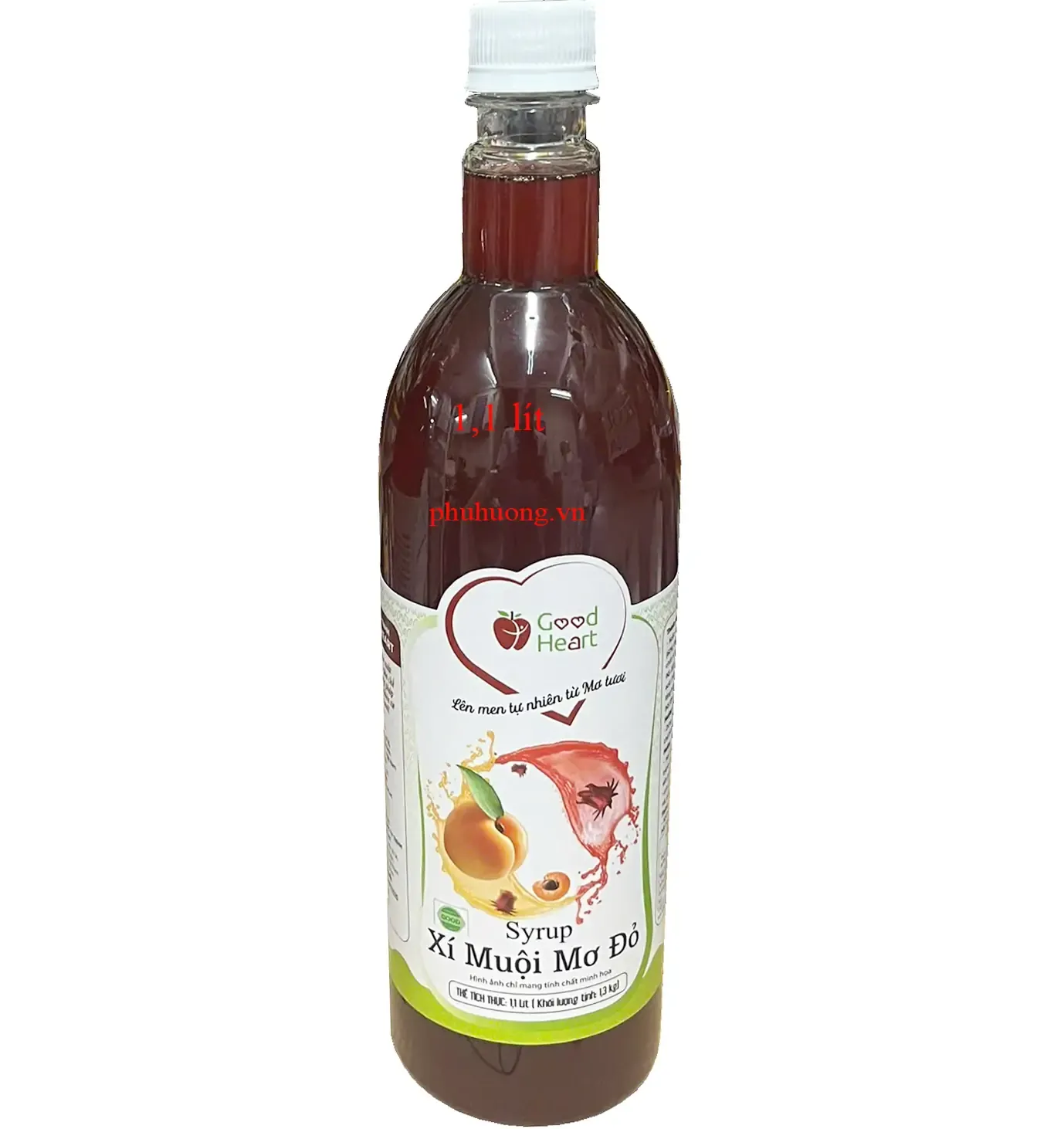Syrup xí muội mơ GOOD HEART 1,1 LÍT