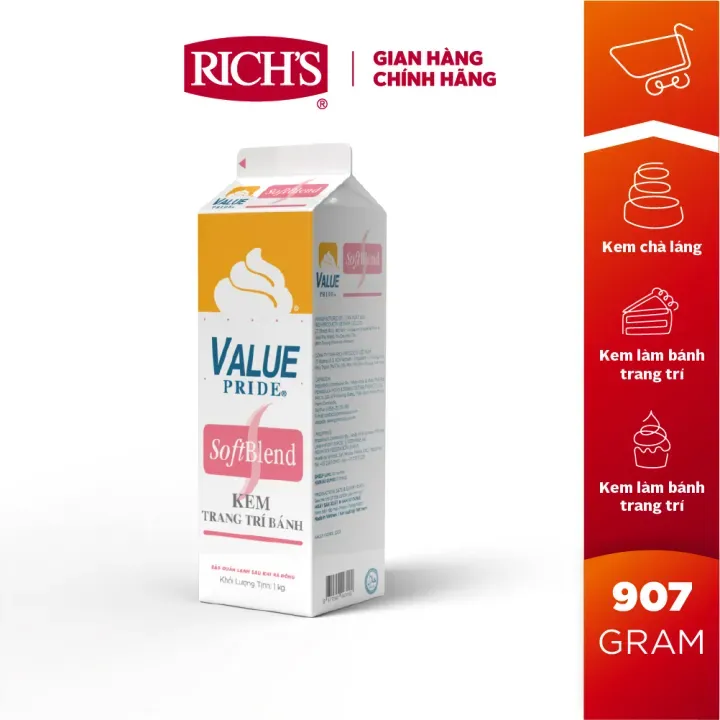 Kem trang trí bánh Value Pride Soft Blend