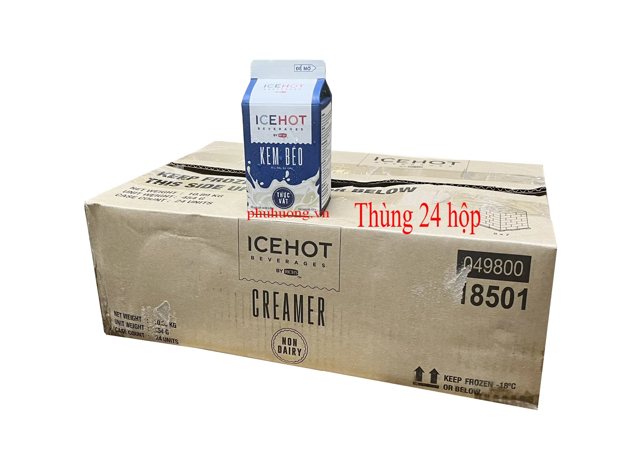 Kem béo đa năng Rich 454g (ICEHOT) - Thùng 24 hộp