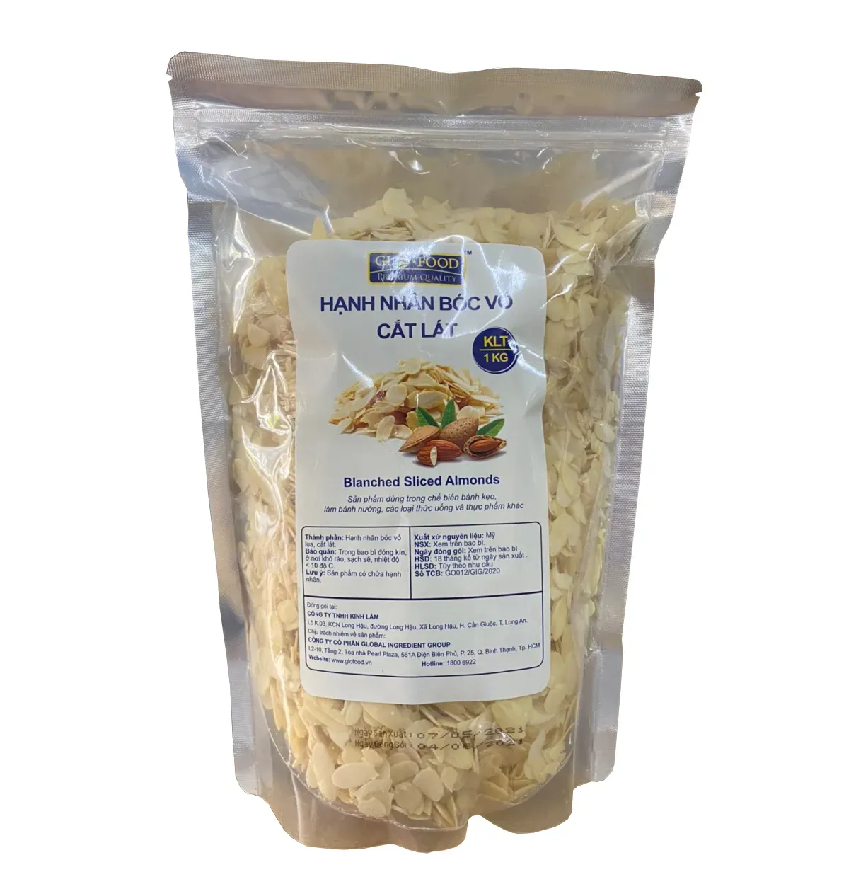 Hạnh nhân lát 1kg