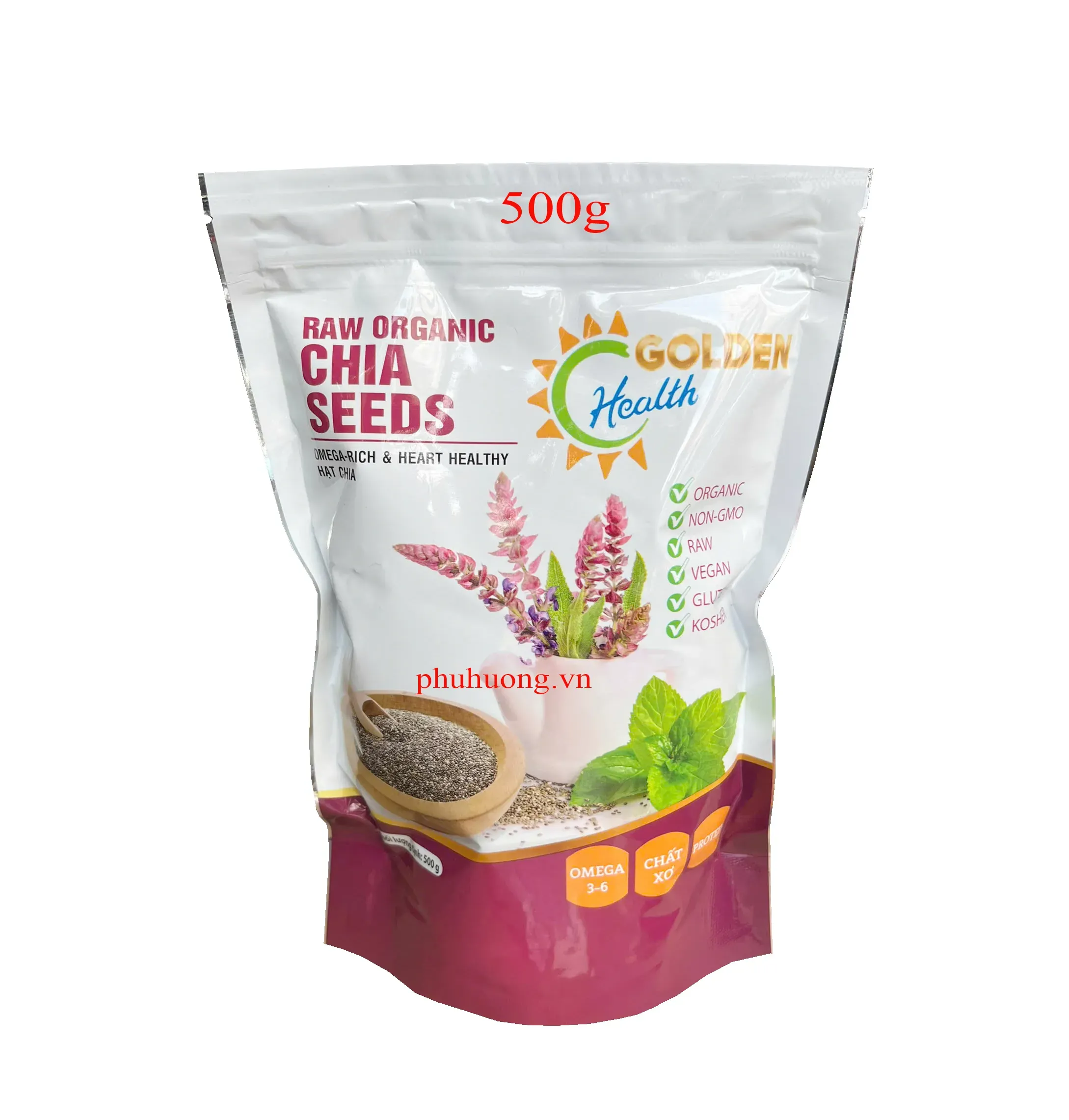 Hạt chia (Túi = 500g)