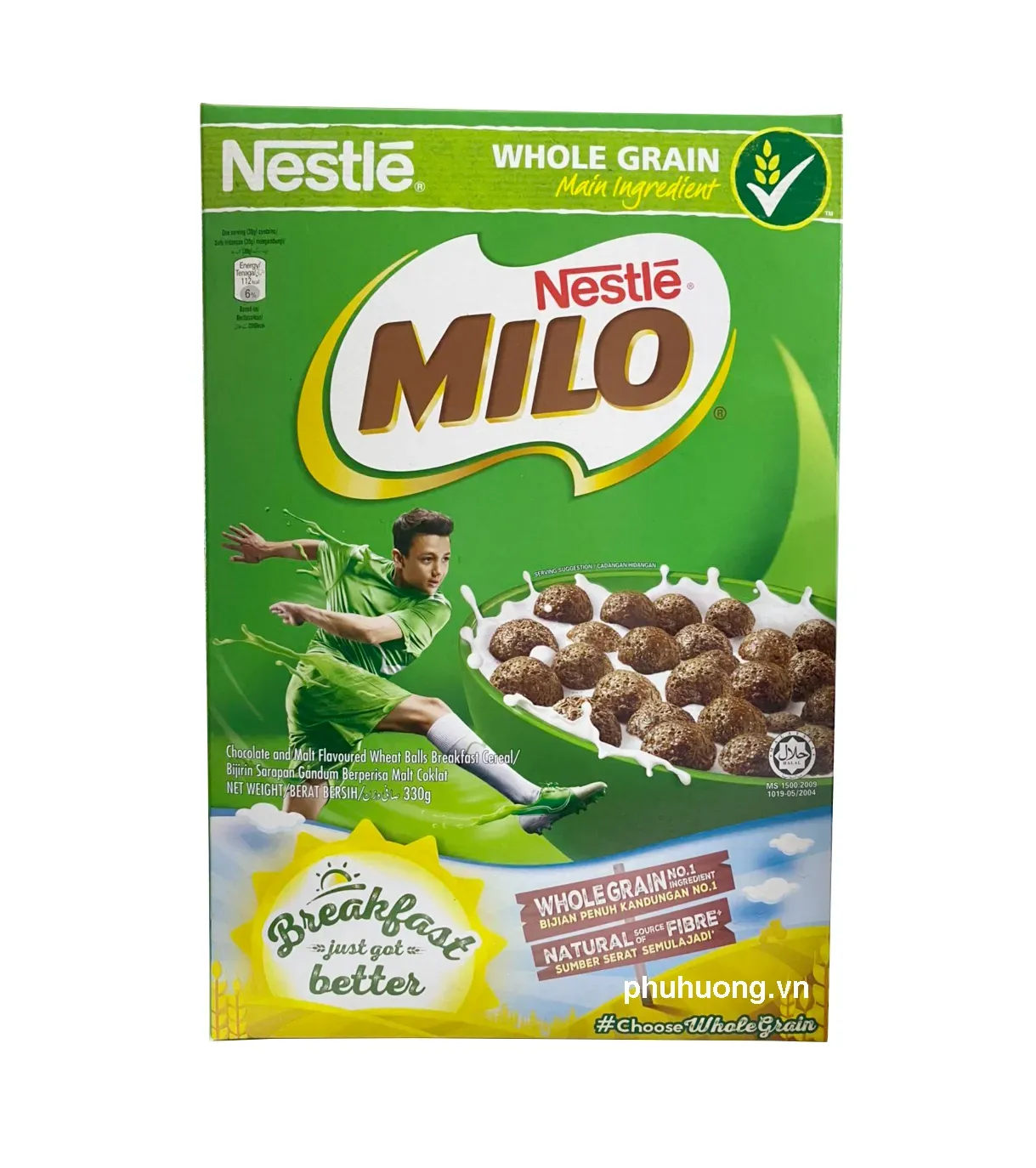Milo hột 300g hộp giấy