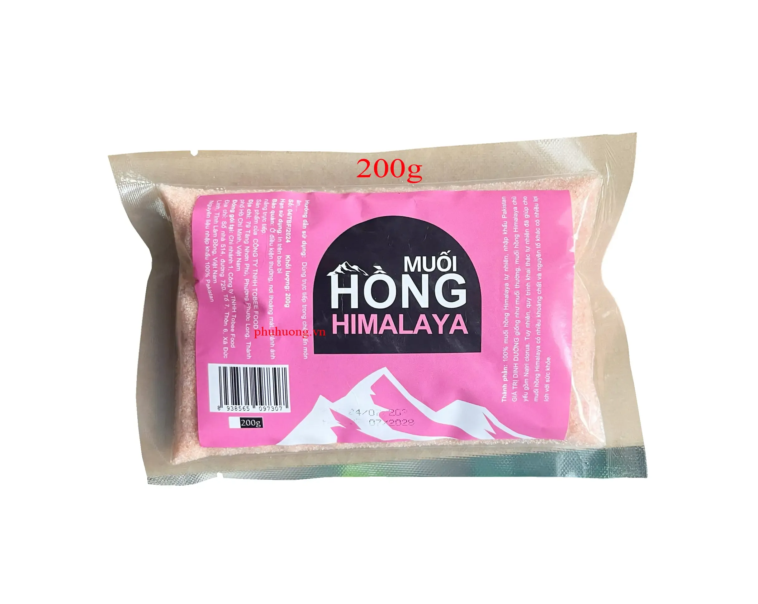 Muối hồng HIMALAYA 200g cỡ 0.2-0.5mm