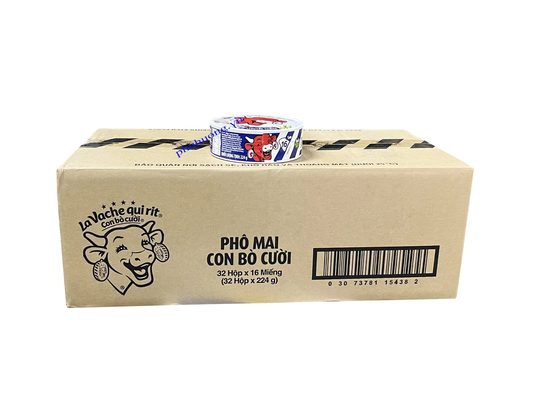 Phô mai bò cười - Thùng 32 hộp 16 miếng