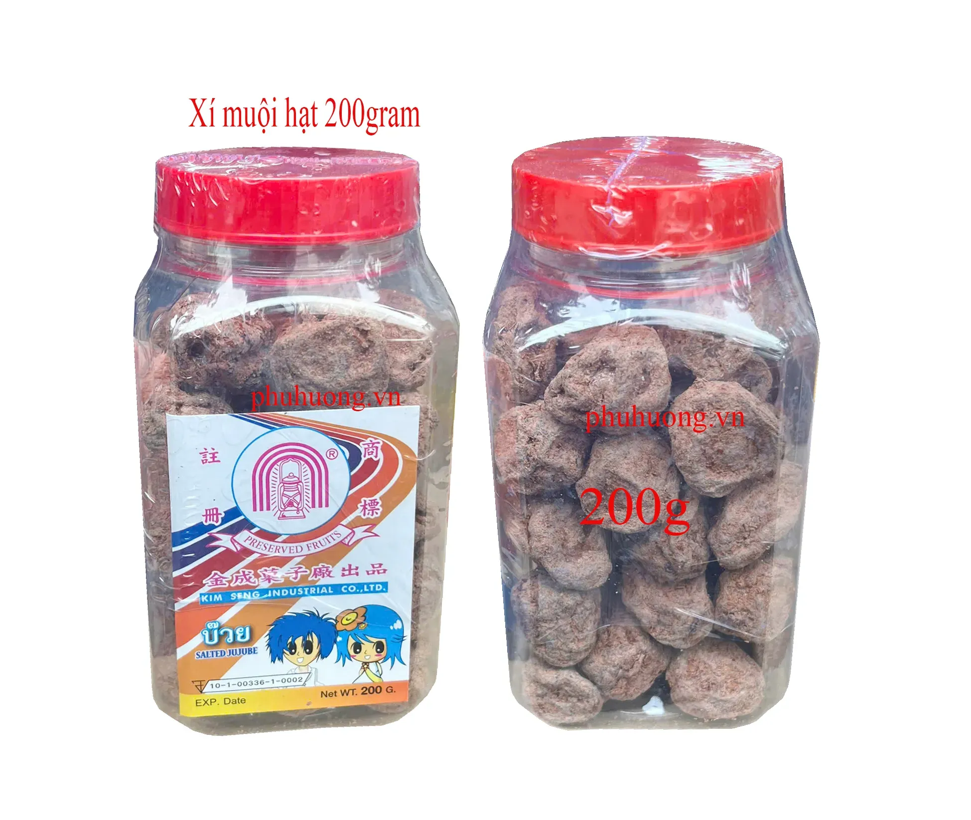 Xí muội hộp 200g (có hạt)