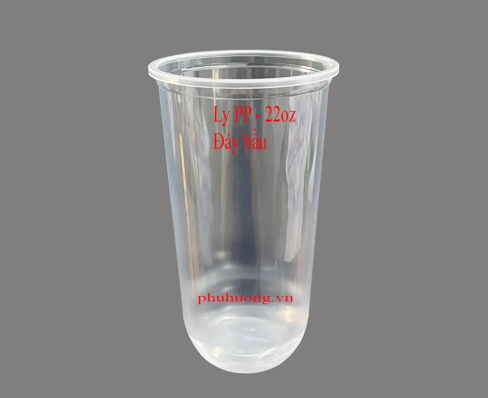 Ly Nhựa Đáy Bầu 700ml PP - dùng nắp D95- 22oz loại 1 - 1 cây 50 ly