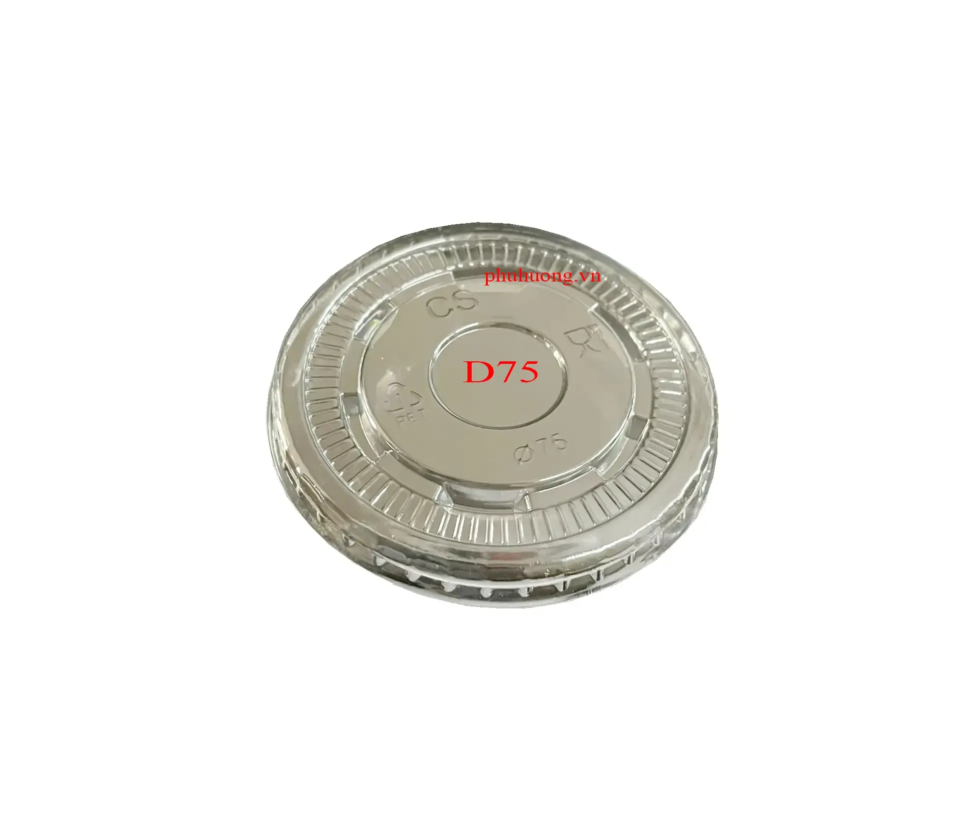 Nắp bằng ly nhựa D75 - cây 50 cái