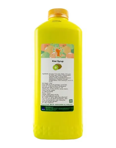 Syrup Maulin hương kiwi 2.5kg