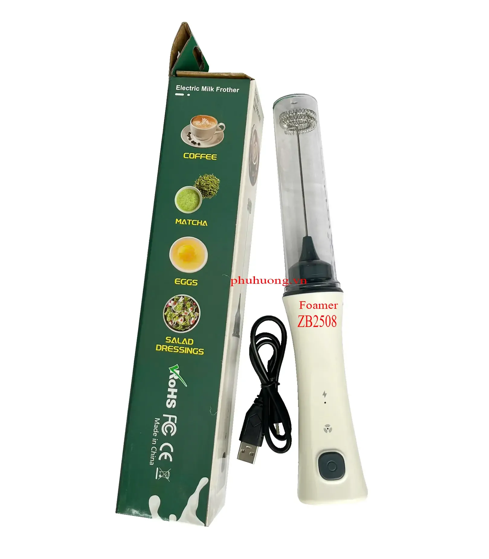 Máy tạo bọt sạc điện Foamer ZB2508