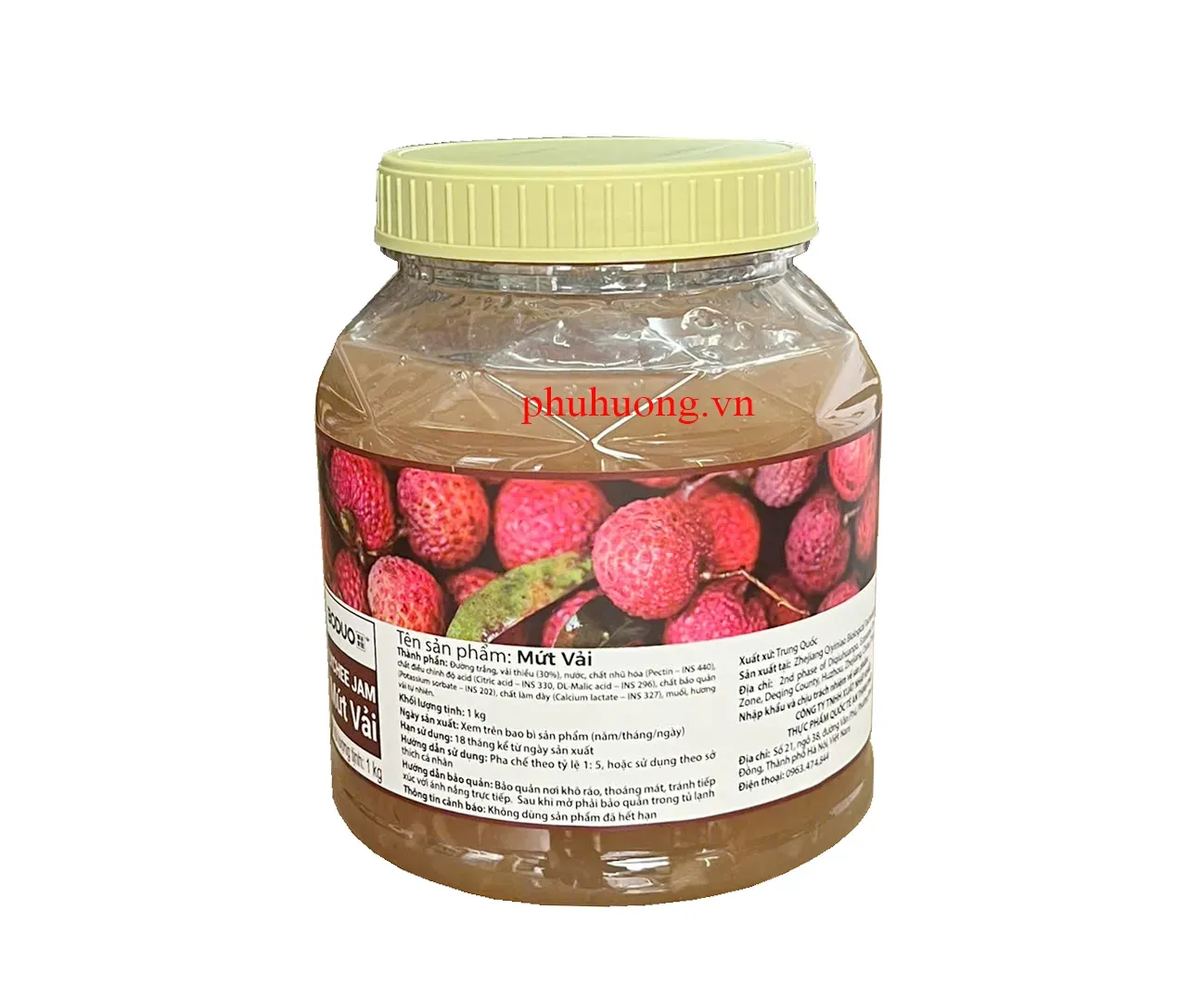 Mứt Boduo vải 1kg