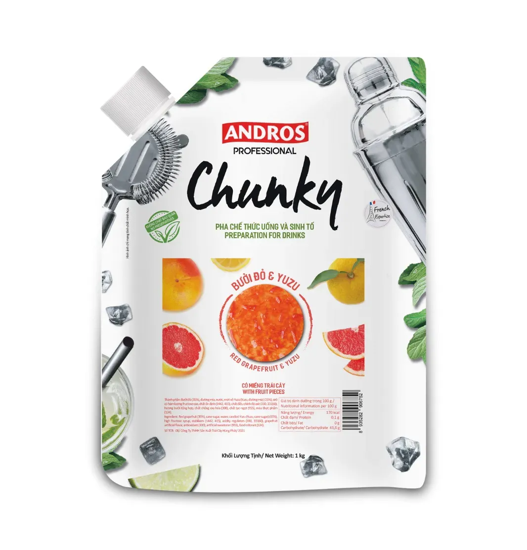 Mứt chunky bưởi đỏ yuzu (Grape Fruit Yuzu) 1kg