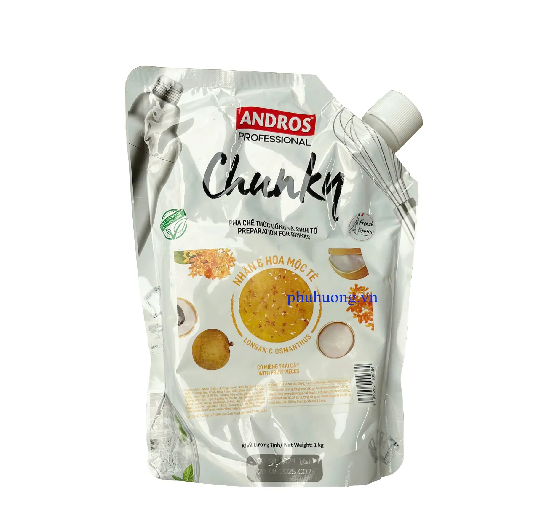 Mứt Chunky nhãn & hoa mộc tê 1kg