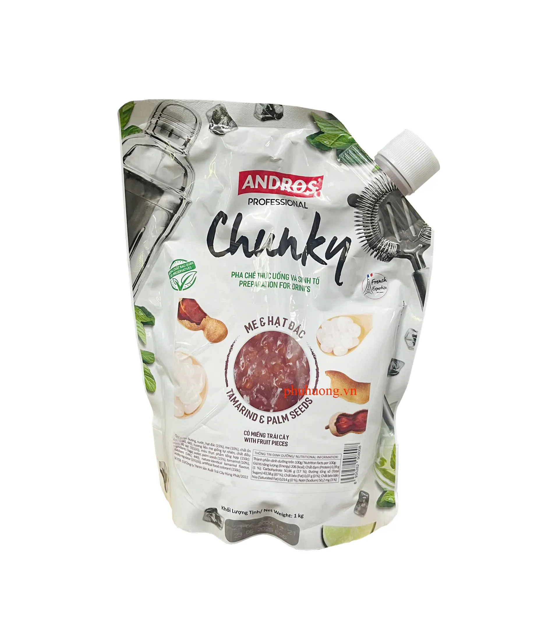 Mứt CHUNKY me hạt đác 1KG
