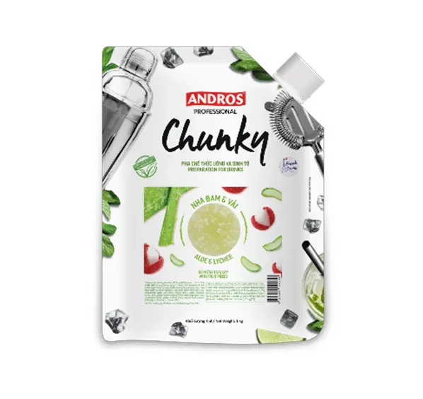 Mứt Chunky vải nha đam 1kg