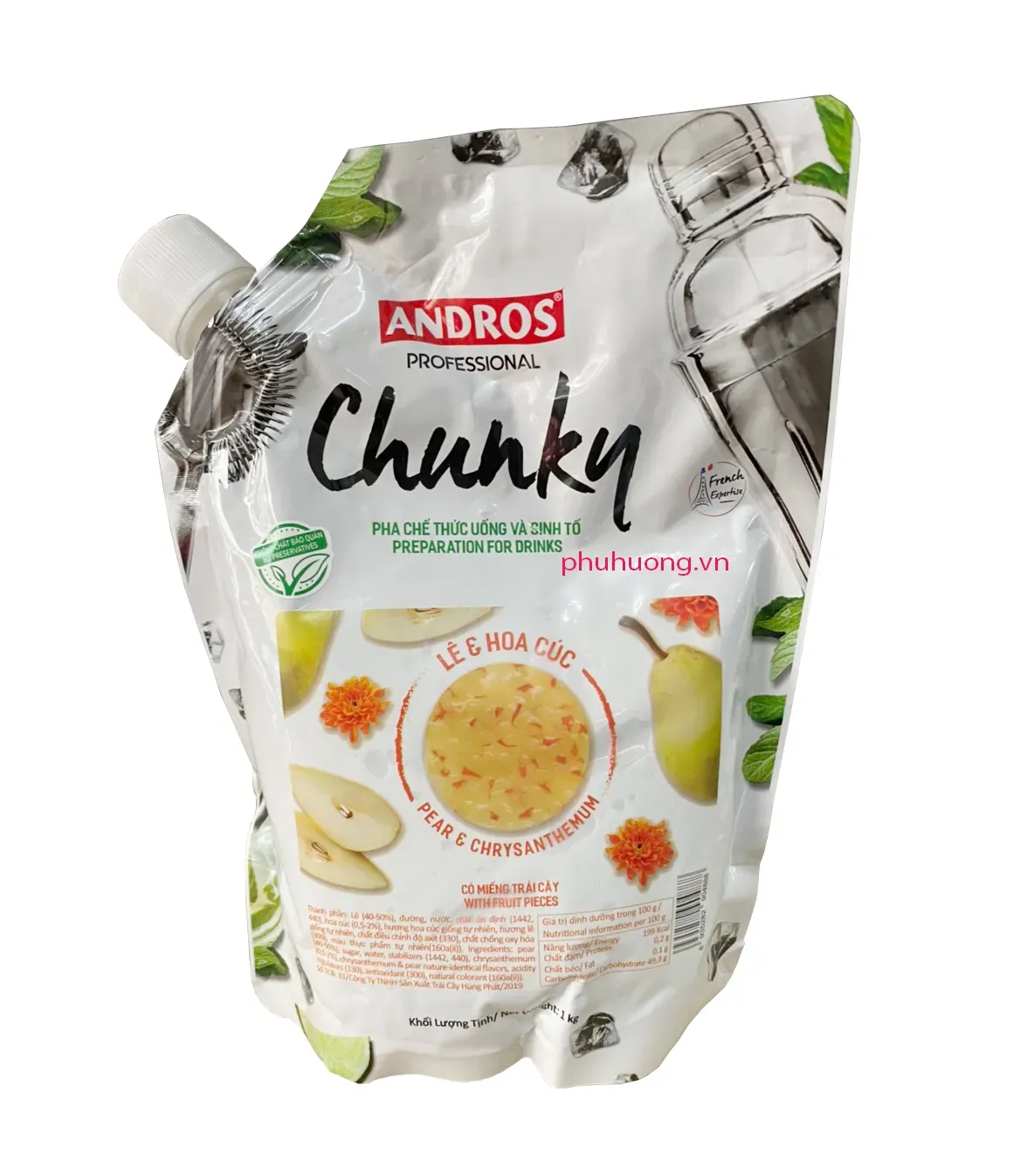 Mứt Chunky Lê & Hoa cúc (Pear Chrysan) 1kg