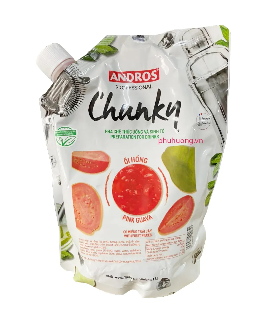  Mứt Chunky ổi hồng (Guava) 1kg