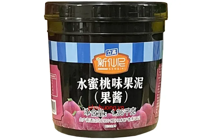 Mứt Sensini đào hồng 1,36 kg